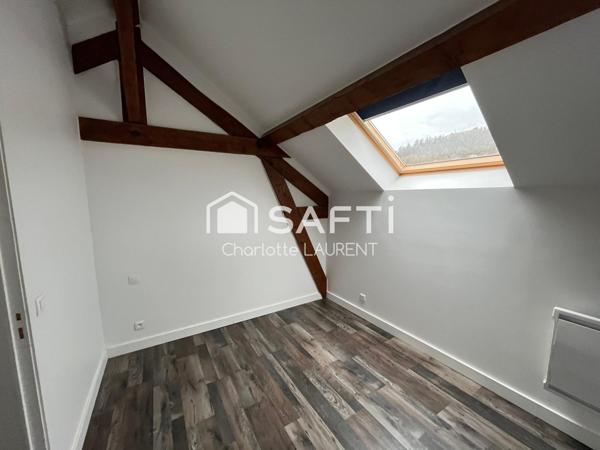 Appartement atypique sous combles 2 chambres, 57m2