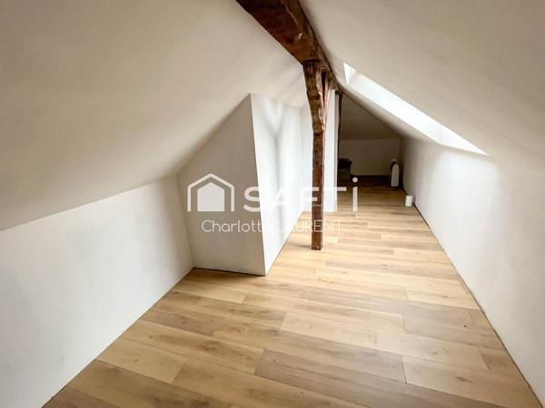 Appartement atypique sous combles 2 chambres, 57m2