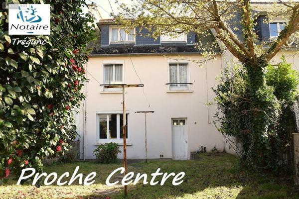 Maison à vendre à Concarneau dans le Finistère (29900), ref : MAIS/1080   
Proximité CENTRE