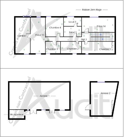 Carmaux (81400) Immeuble dans le centre ville de Carmaux - 650 m² au sol