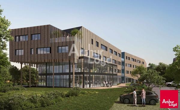Angers, quartier tertiaire Orgemont, bureaux de 599 m² situés au RDC d'un programme neuf