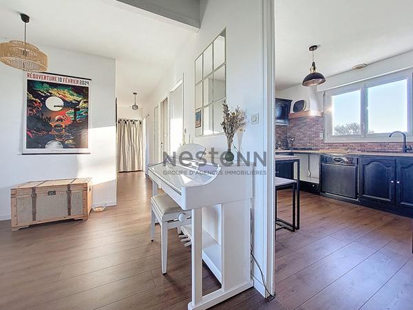 Maison de plain-pied avec vue panoramique, 3 chambres, proche des commodités, 3 minutes de La Pommeraye (49)