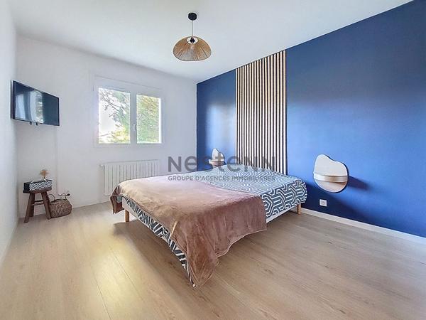 Maison de plain-pied avec vue panoramique, 3 chambres, proche des commodités, 3 minutes de La Pommeraye (49)