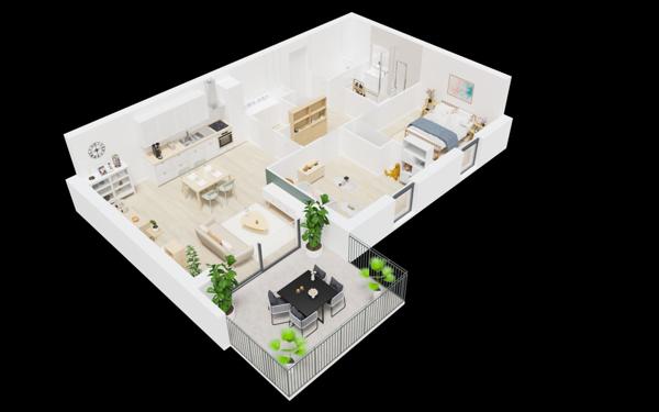 Appartement à vendre    3 pièces • 68,35 m2 Guilers