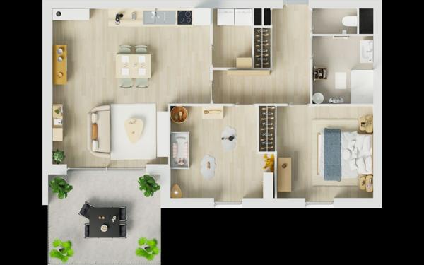 Appartement à vendre    3 pièces • 68,35 m2 Guilers