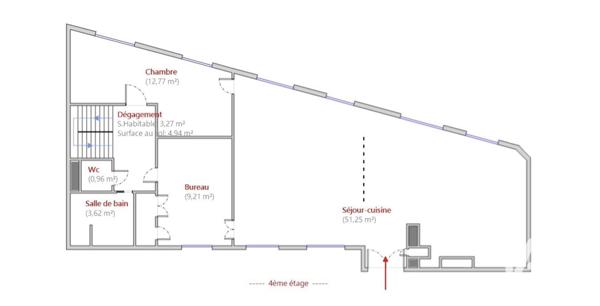 Appartement (prestige) à vendre 4 pièces 111 m² Paris 3