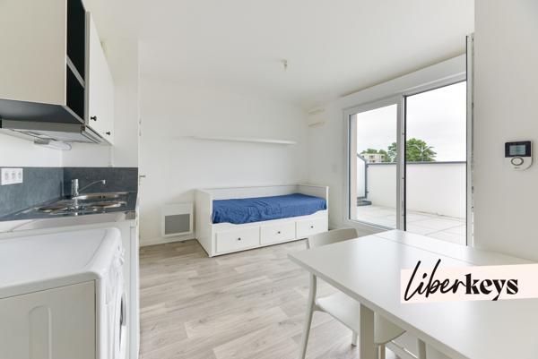 Studio T1 récent de 22 m² avec terrasse de 11 m² – Proche facultés