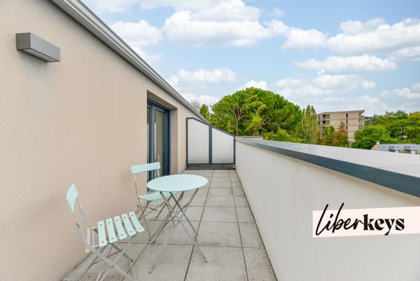 Studio T1 récent de 22 m² avec terrasse de 11 m² – Proche facultés