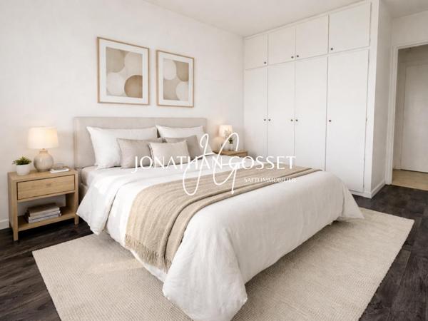 Poissy: Charmant appartement 2pcs de 45m2- 1ch avec balcon