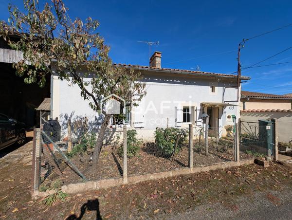 maison de campagne 2 pièces, dépendance, jardin