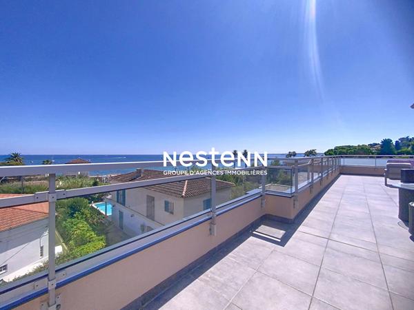 9 P- 262M2- GOLFE JUAN-ROOFTOP-VUE MER 360Â°- PARKING- TERRAIN- SUD