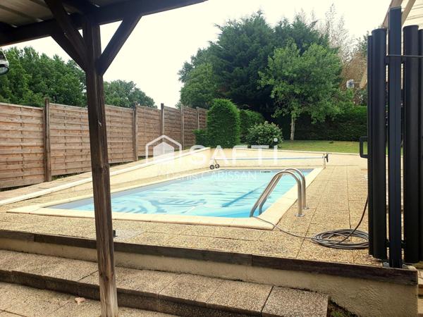 Maison plain-pied 6 pièces + piscine