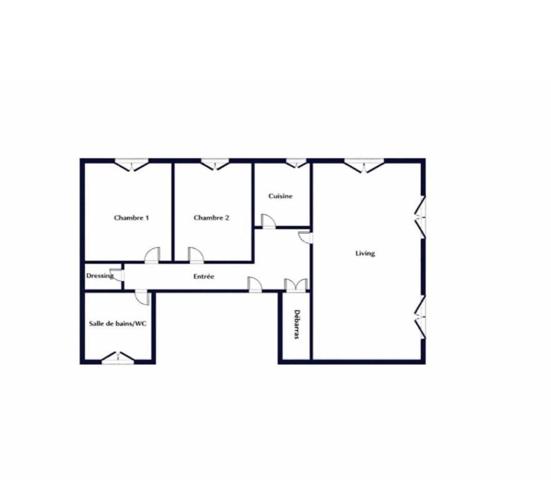 Appartement familial très calme - proche commerces et transports