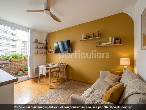 Vente
                Appartement35 m² - 2 Pièces -
                    PARIS (75013)