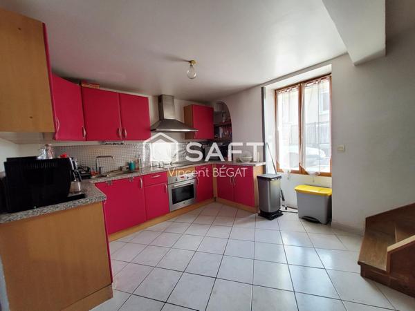 Maison en pierre, gare 10mn, 4 chambres