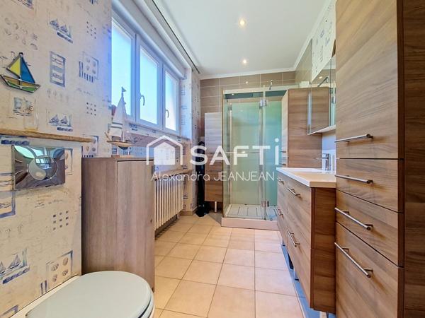 Maison avec 3 chambres, garage et jardin