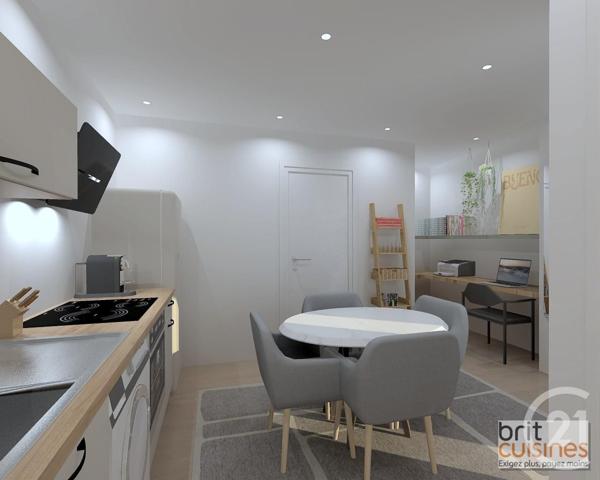 Appartement Studio à vendre  1 pièce - 31,54 m2 BREST - 29