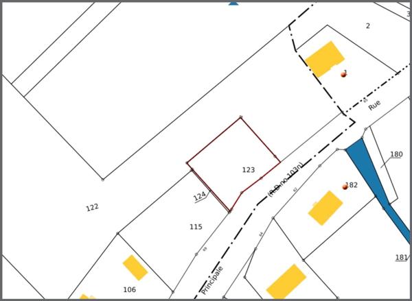 Terrain à bâtir de 710 m² à Hallering – Cadre verdoyant entre Metz et Saint-Avold - Façade de 28m