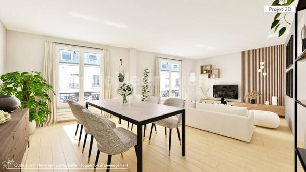 Saint-Mandé - À VENDRE - Très beau 3 Pièces de 55 m²