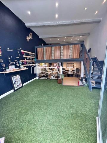 Local commercial 56m² avec vitrine, climatisé