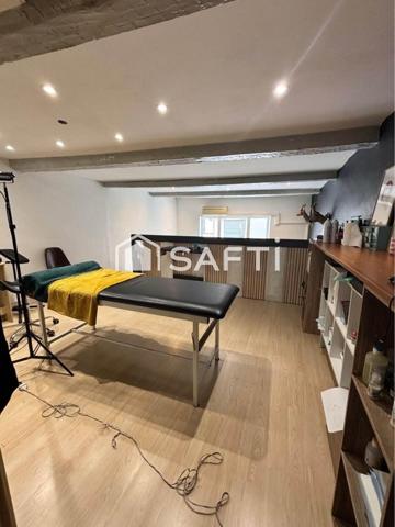 Local commercial 56m² avec vitrine, climatisé