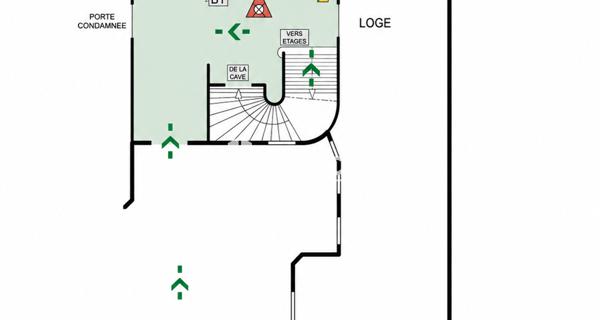 Location Local commercial 3 pièces 55.44 m² - Paris 75010