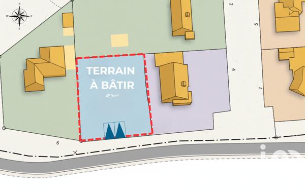 Terrain à vendre 459 m² Tinténiac