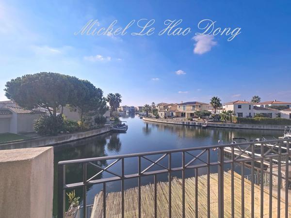 Charmante marina avec 03 chambres en duplex à vendre à Aigues-Mortes (30220)