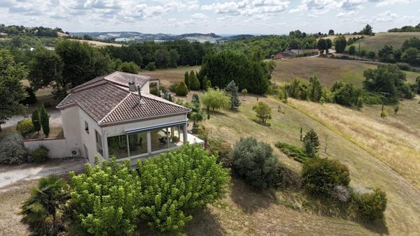 Maison avec studio indépendant, vue panoramique Moissac