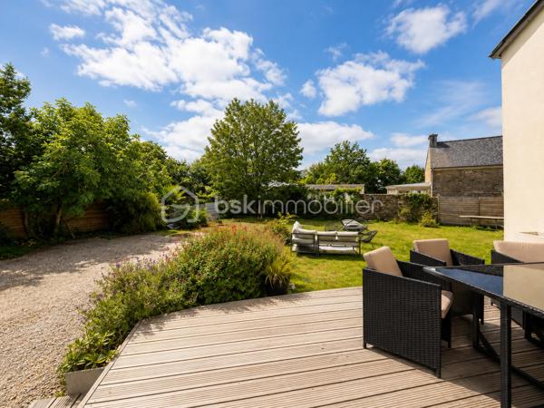 BSKIMMOBILIER vous présente en exclusivité : En plein hyper centre de Pluneret, à deux pas des écoles, commerces et services, découvrez cette belle maison en pierre d’environ 139 m² habitables, alliant charme de l’ancien et confort familial.
Dès l’entrée, le cachet opère : beaux volumes, hauteur sous plafond et ambiance chaleureuse. La maison offre un salon traversant lumineux, agrémenté d’un poêle à bois, idéal pour créer une atmosphère conviviale en toute saison.
La cuisine, aménagée et équipée, dispose d’un bel îlot central et s’ouvre sur un espace salle à manger. Le salon comme la salle à manger bénéficient d’un accès direct à la terrasse, parfaite pour profiter des beaux jours en toute intimité.
Côté nuit, la maison propose 4 chambres, ainsi qu’un espace complémentaire pouvant faire office de bureau, de grand dressing ou de pièce selon vos besoins. Vous disposerez également d’une salle d’eau, d’une salle de bains et de 3 WC, répartis sur chaque niveau pour un confort optimal au quotidien.
À l’extérieur, la parcelle de 536 m² offre un cadre intimiste et agréable. Vous profiterez de plusieurs stationnements à l’intérieur de la propriété, d’un garage ainsi que de dépendances pratiques pour le stockage, le rangement ou les projets annexes.
Un bien rare sur le secteur, combinant emplacement privilégié, charme de la pierre, volumes familiaux et vie à pied au cœur de Pluneret.
Les plus :
Hyper centre de Pluneret, écoles et commerces à pied, maison en pierre, 4 chambres, bureau/dressing, poêle à bois, salon traversant, cuisine équipée avec îlot, terrasse, terrain intimiste, garage, dépendances et stationnement privatif.

Pour plus d'information et visiter ce bien contactez Guillaume LE STRAT.

Pour vous, je réalise, gratuitement et sous 48h votre avis de valeur dans le cadre d’une succession ou de votre projet de vente sur les secteurs Golfe du Morbihan, Pays d'Auray, Ploemel, Brech, Pluneret, Sainte-Anne-D'Auray, Plumergat, Le Bono, Plougoumelen, Baden...Pluvigner et ses alentours... Au plaisir de vous aider ou vous accompagner personnellement dans votre projet immobilier !