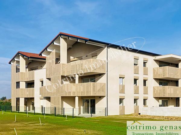 GENAS Appartement 3P 64 m²+terrasse+jardin