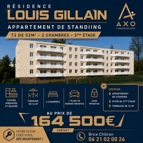 Appartement de standing de 52m²
