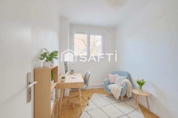 Appartement 4 pièces rez-de-jardin