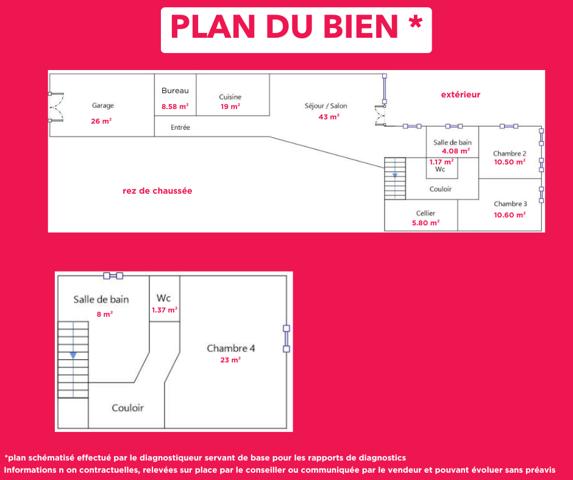 GARANTIE 12 MOIS INCLUS ! Maison de ville avec jardin et garage !