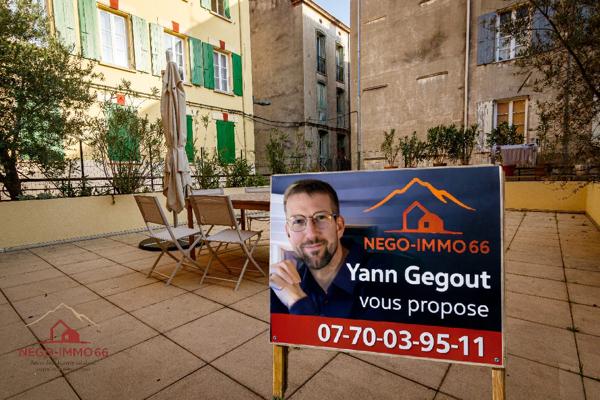 Bel appartement coeur de ville. Maxi terrasse 50M²