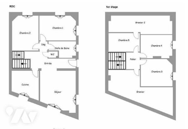 ASNIERES SUR SEINE - AVENUE D'ARGENTEUIL - MAISON 6 PIECES