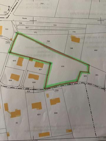 Pranzac. Terrain à lotir de 5507 m²
