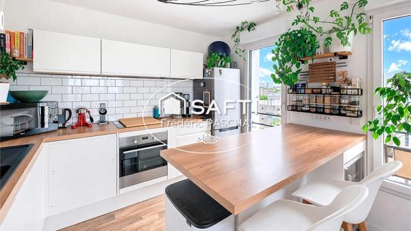 Appartement 3 pièces - Balcon de 17 m² + Parking privatif