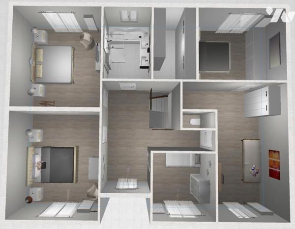 Maison au calme sur chemin privé accès sécurisé