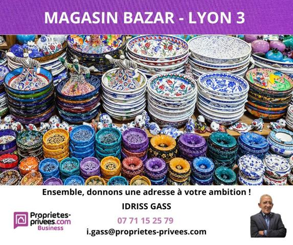 FONDS DE COMMERCE 69003 LYON -