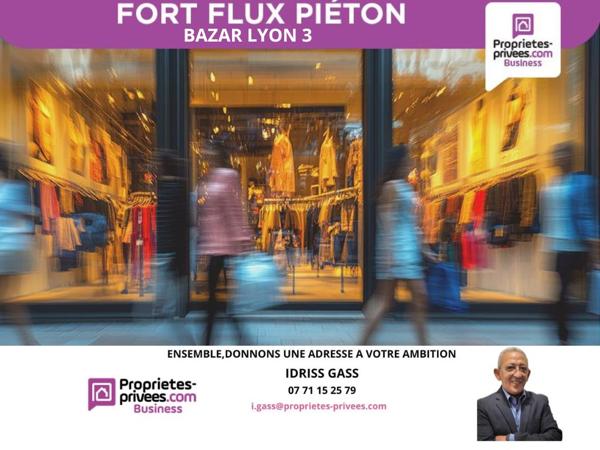 FONDS DE COMMERCE 69003 LYON -