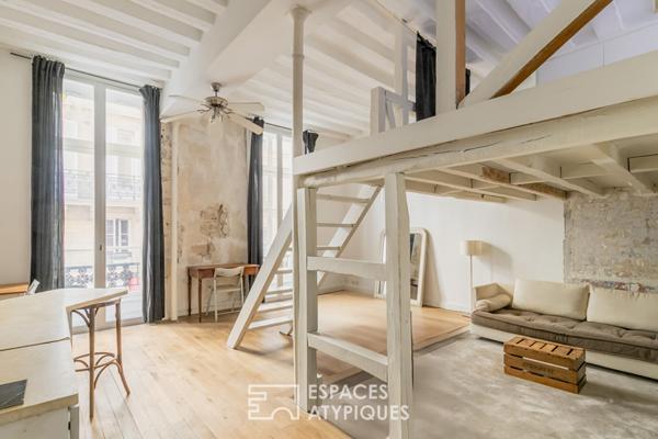 Appartement contemporain avec mezzanine au coeur de la rue du bac