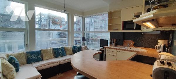 T2 de 40,52m² en excellent état dans petite copropriété en centre-ville du Touquet