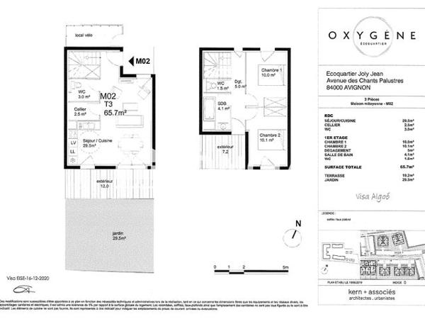 Location Maison 3 pièces 65.7 m² - 54 PASSAGE RACHEL CARSON Avignon 84000