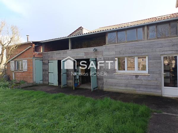 Energie C, trois chambres, jardin, dépendances et panneaux solaires !!