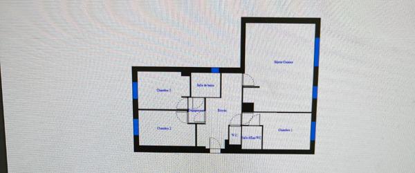 Appartement Saint André De La Roche 4 pièces 81.35 m2 dernier étage