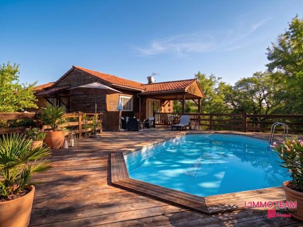 VERS - Maison bois avec sous-sol, sur 5000m² de terrain