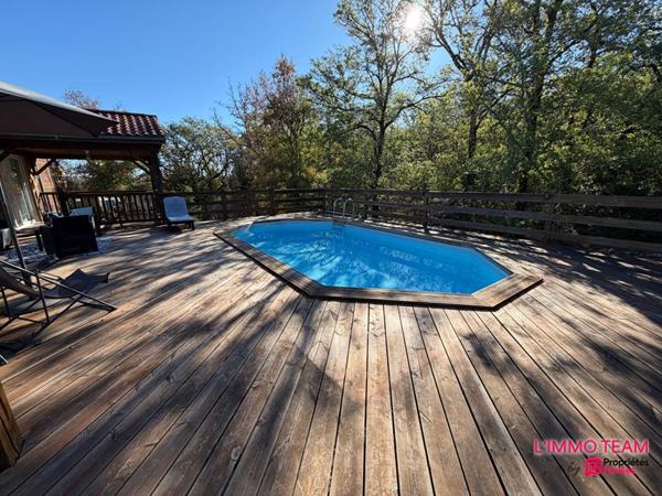 VERS - Maison bois avec sous-sol, sur 5000m² de terrain