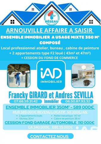 Immeuble à vendre 318 m² Arnouville