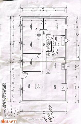 Maison 102 m2, 889 de superficie terrain
